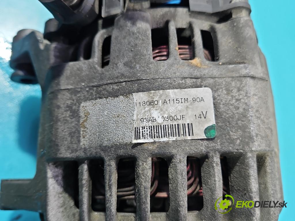 Ford Focus Mk1 1998-2004 1.8 tddi 90 HP manual 66 kW 1753 cm3 5- Alternator  (Alternátory)