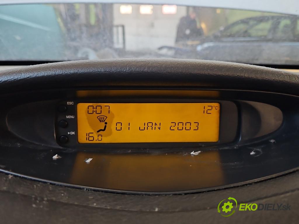 Citroen C5 I 2001-2008 1.6 hdi 109 HP manual 80 kW 1560 cm3 5- Zobrazit: 96590625ZE (Prístrojová doska, displej)