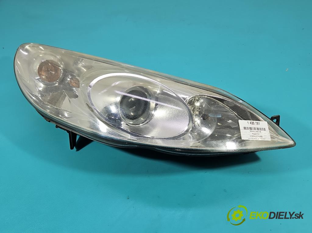 Peugeot 407 1.6 hdi 109 HP manual 80 kW 1560 cm3 4- Reflektor: pravý 9660235980 (Svetlo predné pravé)