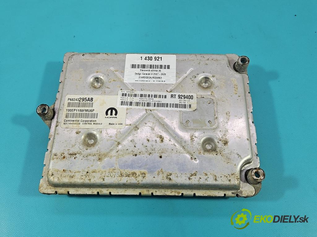 Dodge Caravan V 2007-2020 3.6 V6 automatic 211 kW 3605 cm3 5- riadiaca jednotka motora P68243295AB