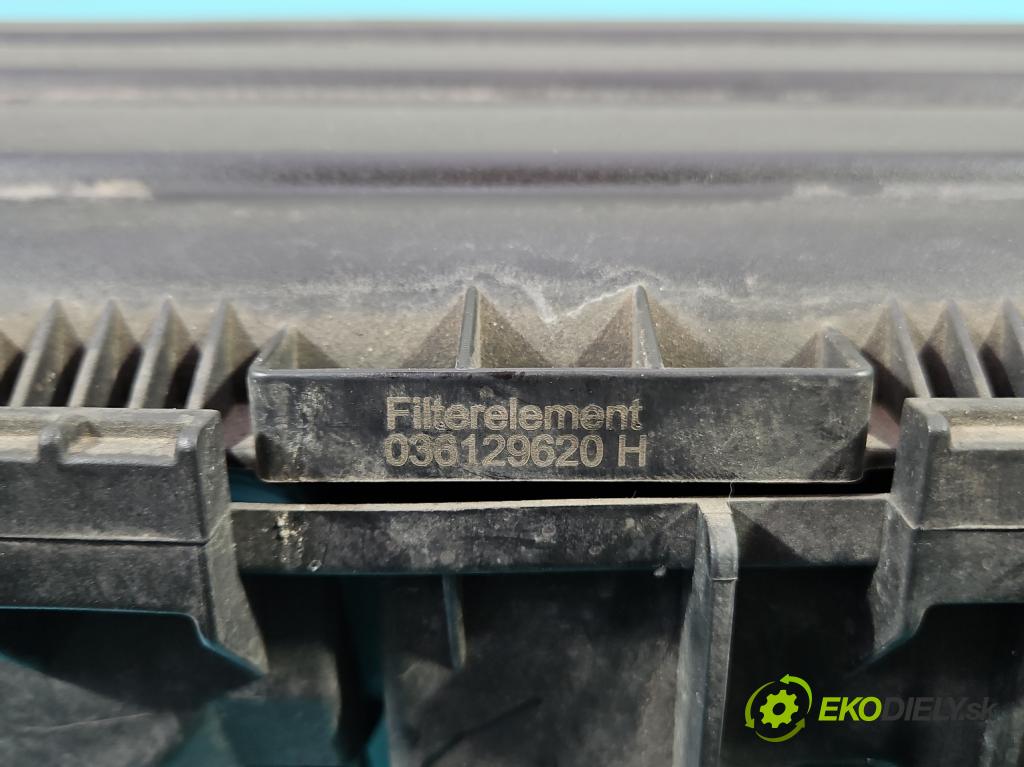 Seat Ibiza IV 6J 2008-2017 1.6 16V 105 HP automatic 77 kW 1598 cm3 5- obal filtra vzduchu 036129620H (Obal filtra vzduchu)