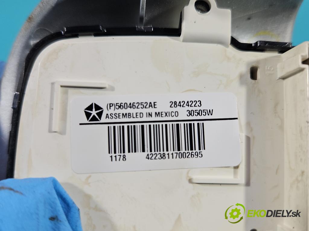 Dodge Caravan V 2007-2020 3.6 V6 automatic 211 kW 3605 cm3 5- prepínač multifunkční: řízení: 56046252AE (Prepínacie páčky pod volantom)