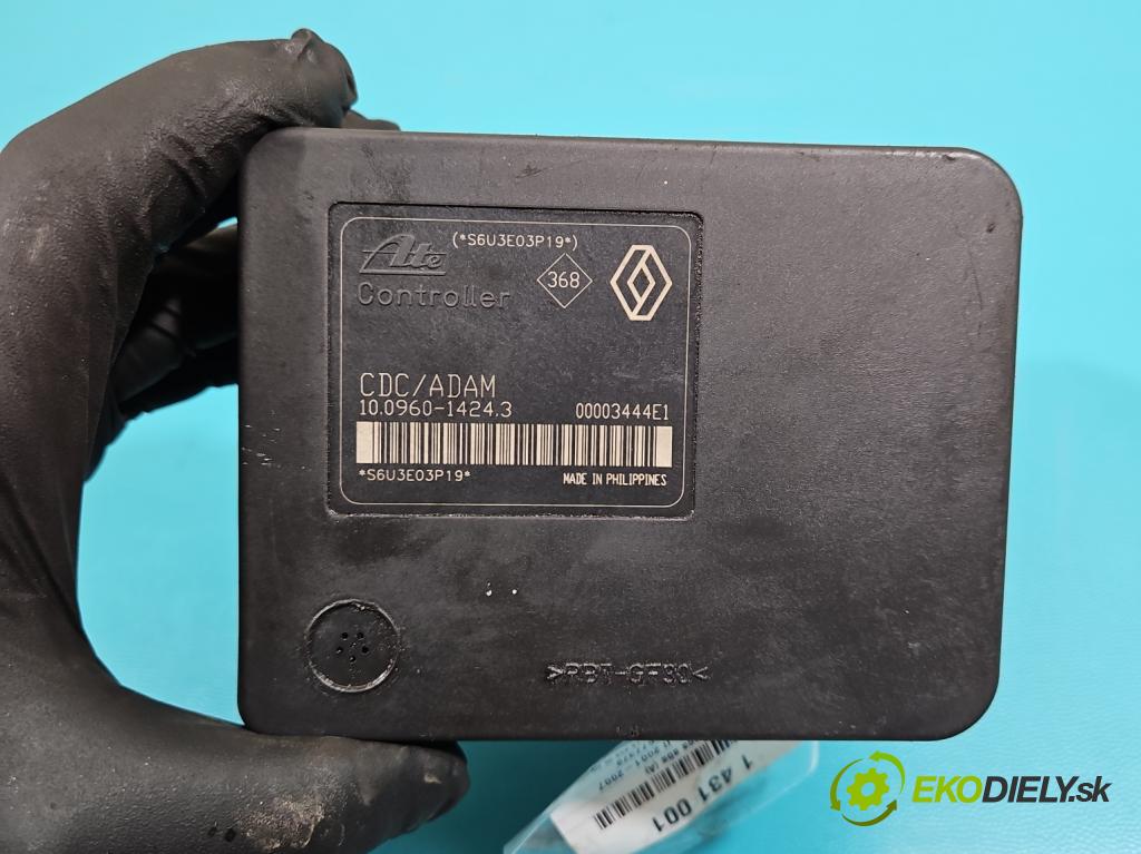 Renault Laguna II 2001-2007 1.8 16V 116 HP manual 85 kW 1783 cm3 5- čerpadlo abs 8200183495 (Pumpa ABS)