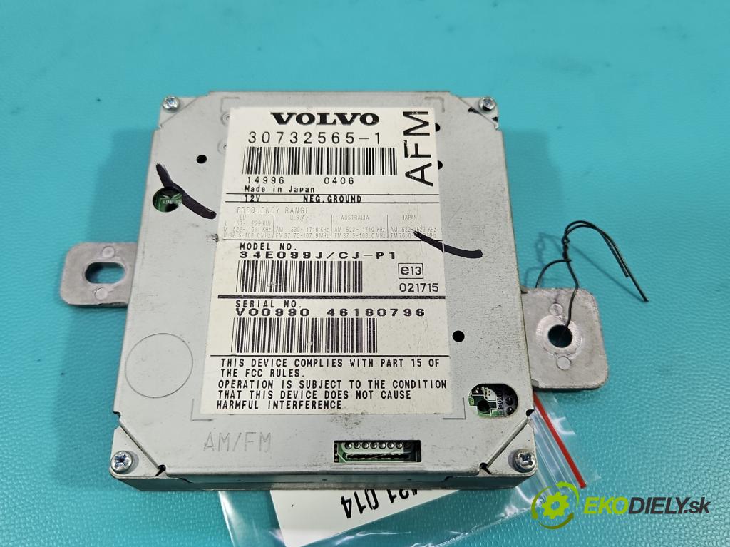 Volvo V50 2.4 20V 170 HP manual 125 kW 2435 cm3 5- Zesilovač: 30732565 (Zosilňovač)
