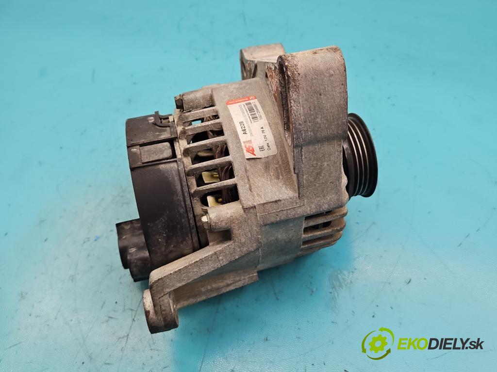 Fiat Seicento 1.1 54 HP manual 40 kW 1108 cm3 3- Alternator  (Alternátory)