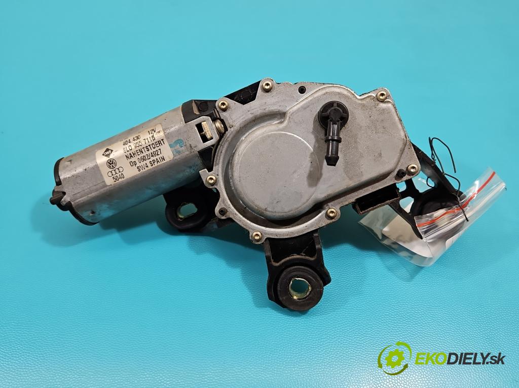 Vw Golf IV 1997-2003 1.6 SR 101 hp manual 74 kW 1595 cm3 3- motor stěrače zadní 8L0955711B