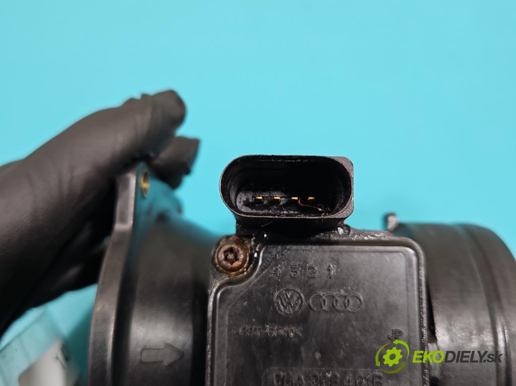 Vw Golf IV 1997-2003 1.6 SR 101 HP manual 74 kW 1595 cm3 3- průtokoměr: 06A906461B (Váhy vzduchu)