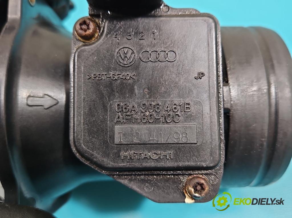 Vw Golf IV 1997-2003 1.6 SR 101 HP manual 74 kW 1595 cm3 3- průtokoměr: 06A906461B (Váhy vzduchu)