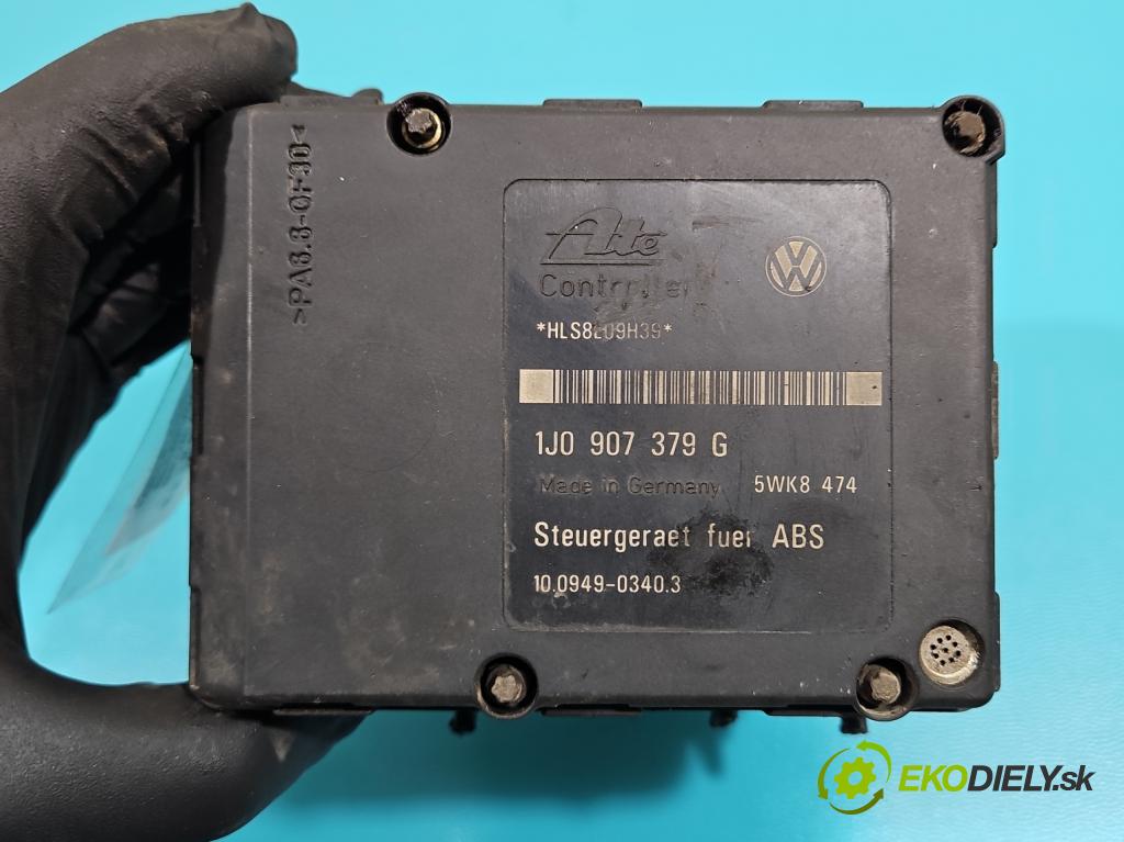 Vw Golf IV 1997-2003 1.6 SR 101 HP manual 74 kW 1595 cm3 3- čerpadlo abs 1J0907379G (Pumpa ABS)