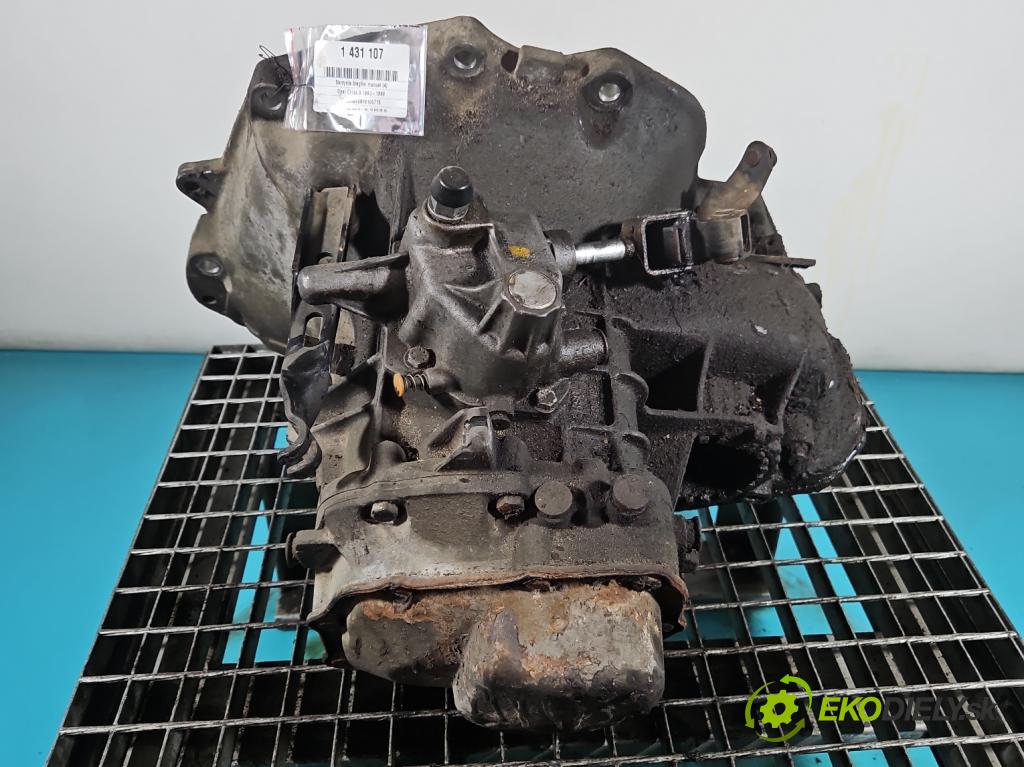Opel Corsa B 1993-1999 1.0 12V 54 HP manual 40 kW 973 cm3 3- prevodovka stupeň,rýchlosť manual F13C3