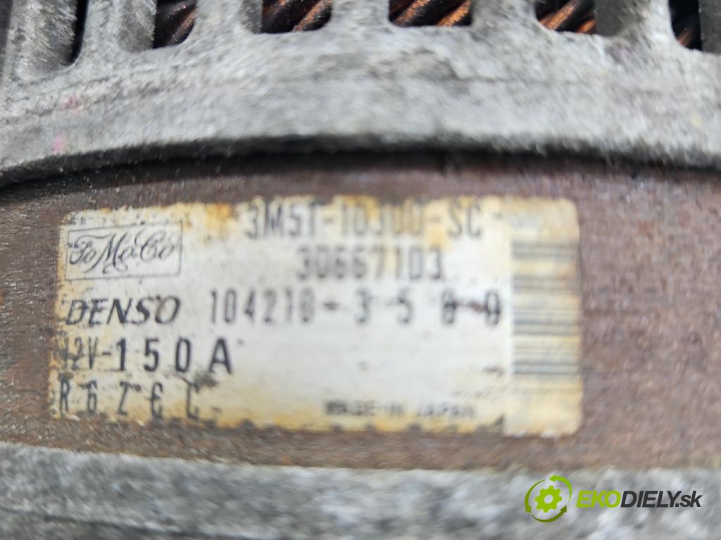 Volvo V50 2.4 20V 170 HP manual 125 kW 2435 cm3 5- Alternator 3M5T-10300-SC (Alternátory)