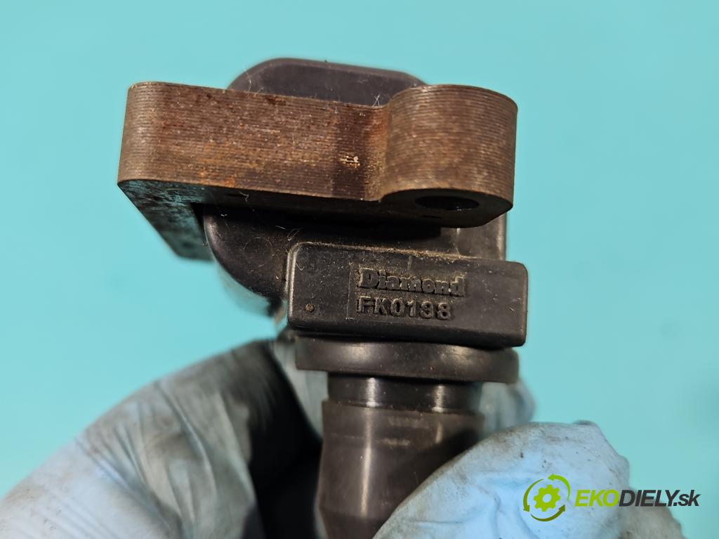 Mitsubishi Pajero Pinin 1998-2007 1.8 16v 120 HP manual 88 kW 1834 cm3 3- cievka zapaľovacia FK0138 (Zapaľovacie cievky, moduly)