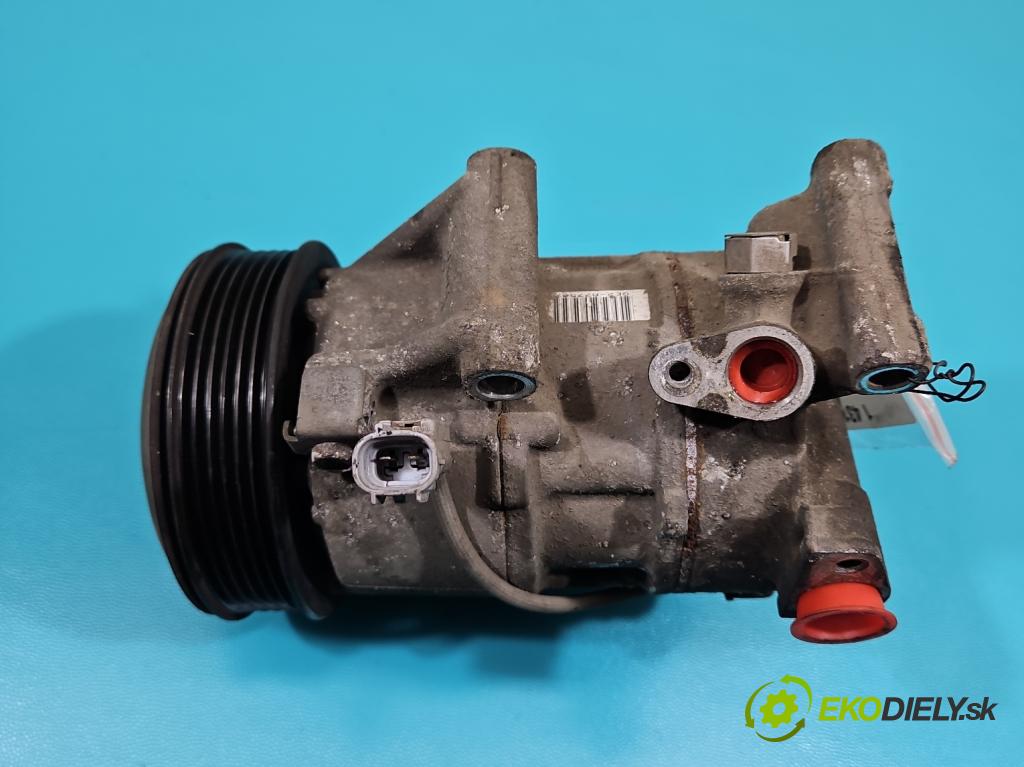 Toyota Auris II 2012-2018 1.4 D4D 90 HP manual 66 kW 1364 cm3 5- Kompresor: klimatizácie GE447280-6600 (Kompresory klimatizácie)