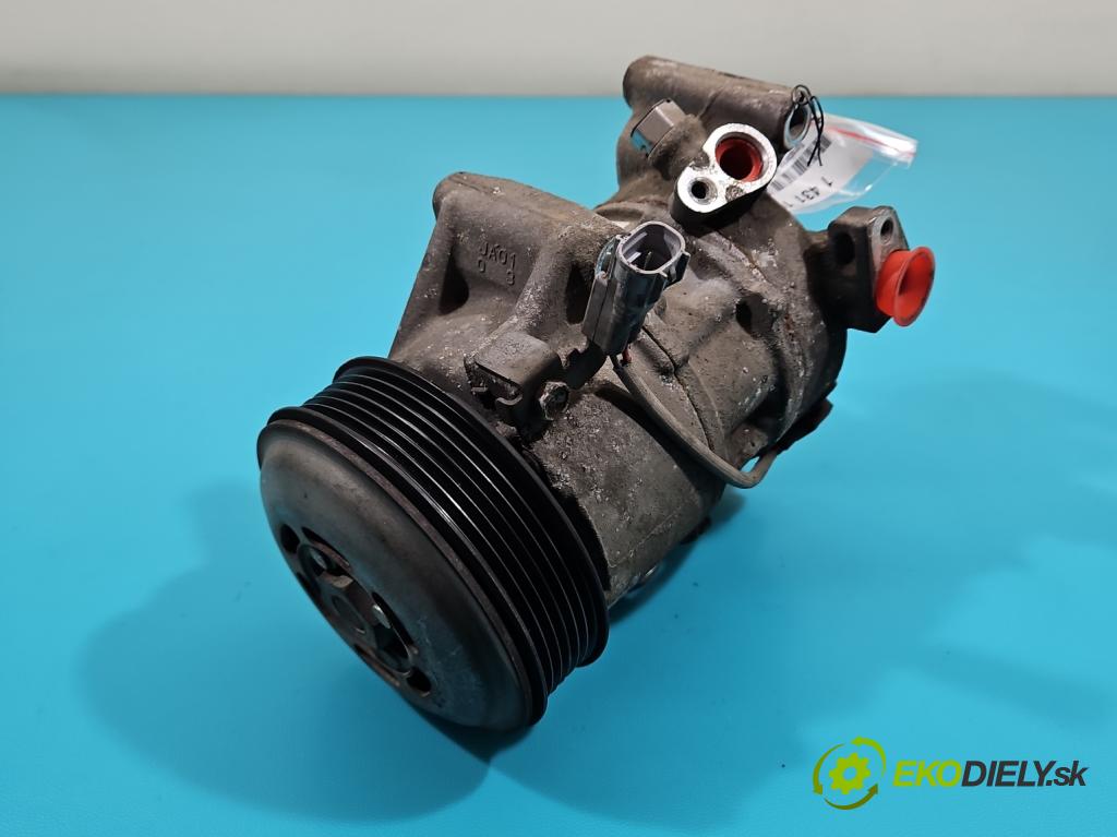 Toyota Auris II 2012-2018 1.4 D4D 90 HP manual 66 kW 1364 cm3 5- Kompresor: klimatizácie GE447280-6600 (Kompresory klimatizácie)