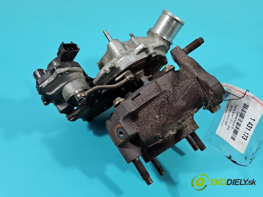 Toyota Auris II 2012-2018 1.4 D4D 90 hp manual 66 kW 1364 cm3 5- Turbodmychadlo 780708-5 (Turbodúchadla (kompletní))