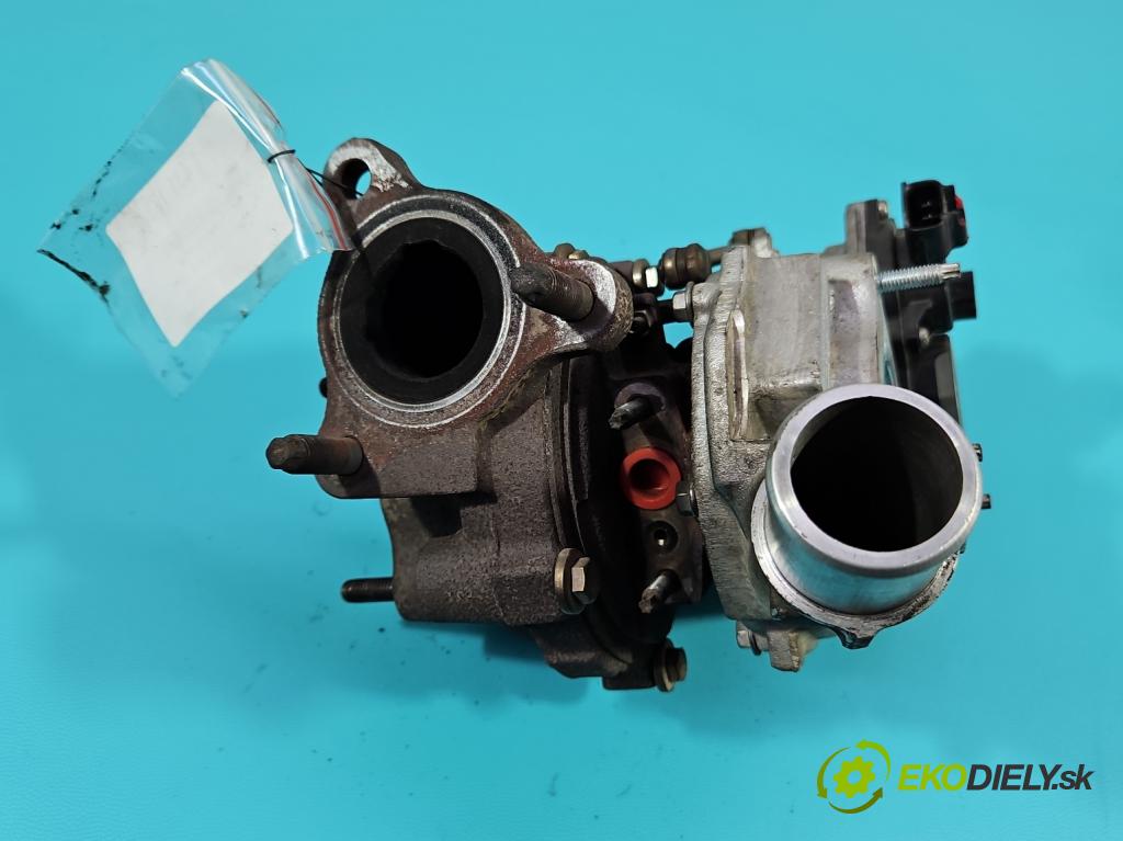 Toyota Auris II 2012-2018 1.4 D4D 90 hp manual 66 kW 1364 cm3 5- Turbodmychadlo 780708-5 (Turbodúchadla (kompletní))