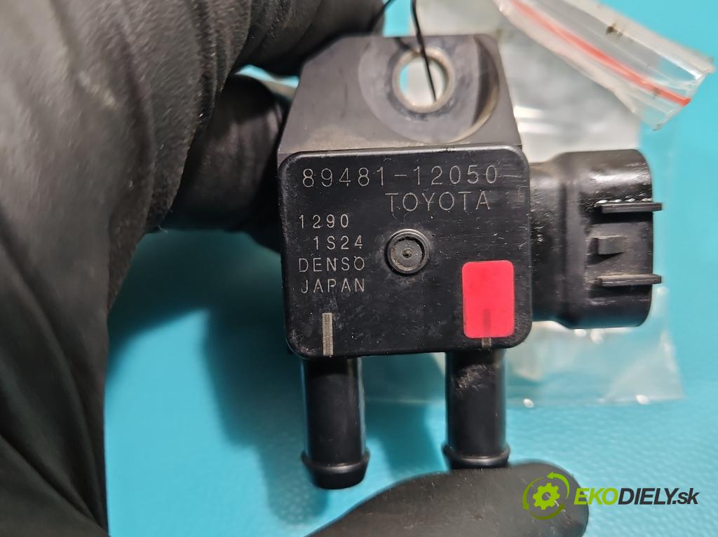 Toyota Auris II 2012-2018 1.4 D4D 90 HP manual 66 kW 1364 cm3 5- snímač tlak: výfukové 89481-12050