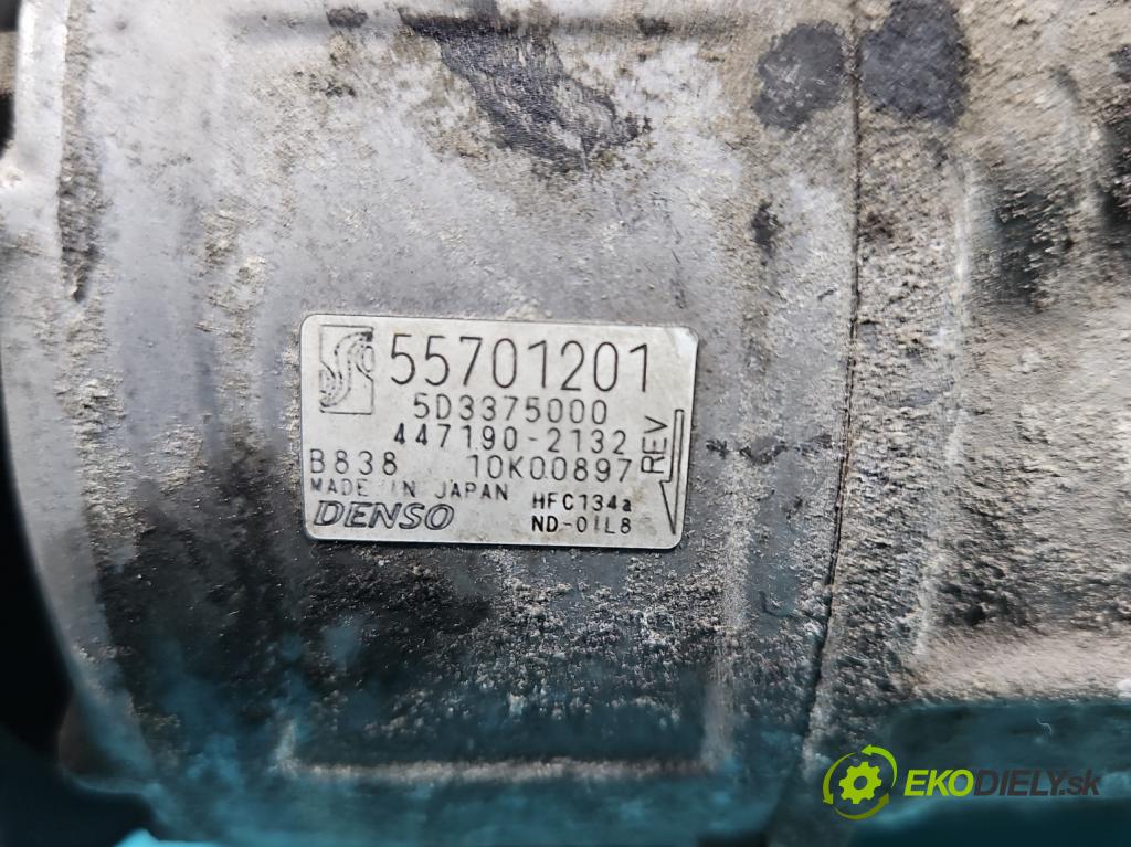 Fiat Bravo II 2007-2014 1.6 jtd 90 HP manual 66 kW 1598 cm3 5- Kompresor: klimatizácie 55701201 (Kompresory klimatizácie)