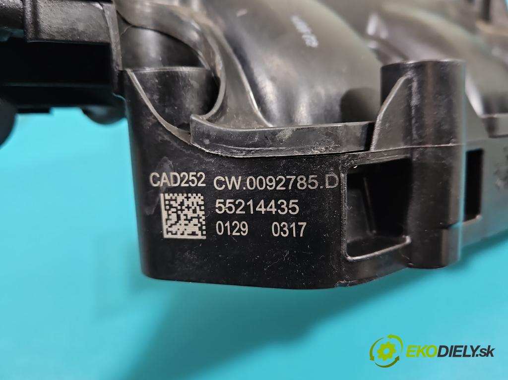 Fiat Bravo II 2007-2014 1.6 jtd 90 HP manual 66 kW 1598 cm3 5- zvod nasávací 55214435 (Sacie potrubia)