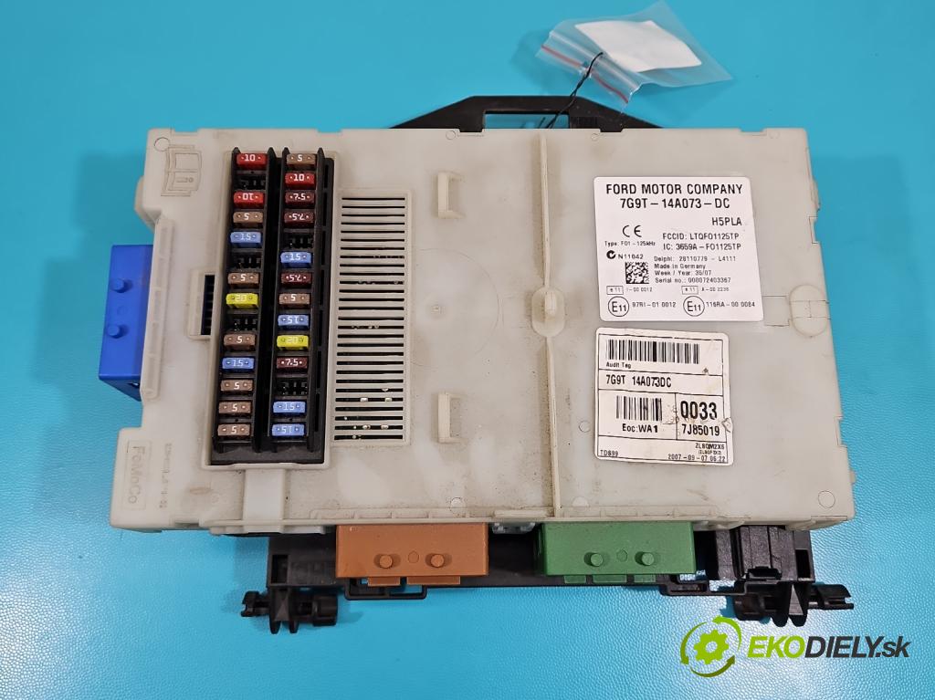 Ford S-max 2.5 20V 220KM manual 162 kW 2521 cm3 5- skříňka pojistková 7G9T-14A073-DC (Pojistkové skříňky)