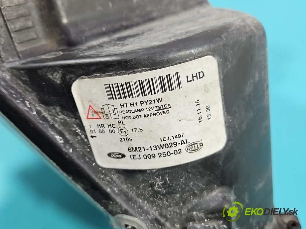 Ford S-max 2.5 T 20V 220KM manual 162 kW 2521 cm3 5- Reflektor: pravý 6M21-13W029-AL (Svetlo predné pravé)