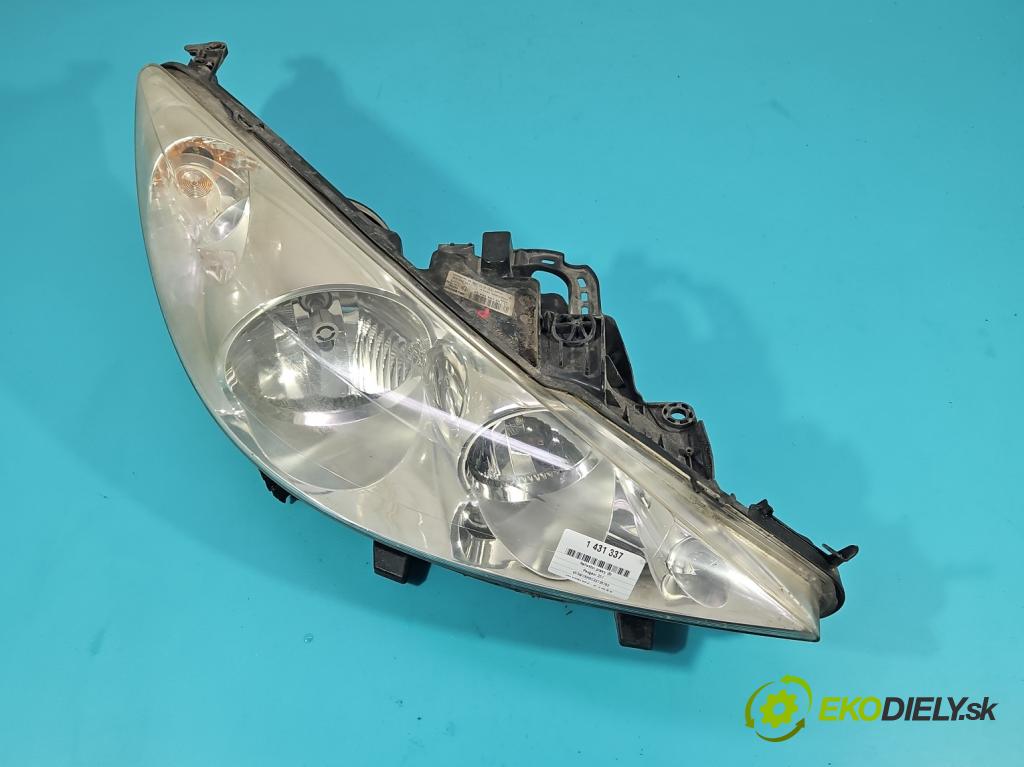 Peugeot 207 1.6 hdi 90 HP manual 66,2 kW 1560 cm3 5- Reflektor: pravý 9649986180 (Svetlo predné pravé)