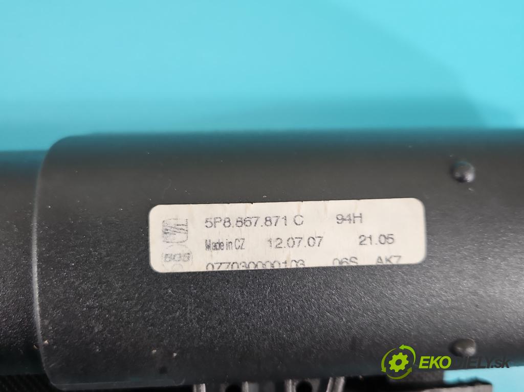 Seat Altea 1.9 tdi 105 HP manual 77 kW 1896 cm3 5- roleta 5P8867871C (Roleta kufra)