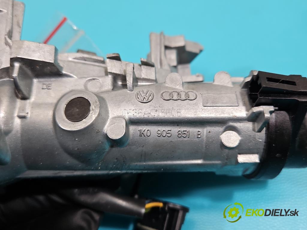 Seat Altea 1.9 tdi 105 HP manual 77 kW 1896 cm3 5- Spínačka 1K0905851B (Spínacie skrinky a kľúče)