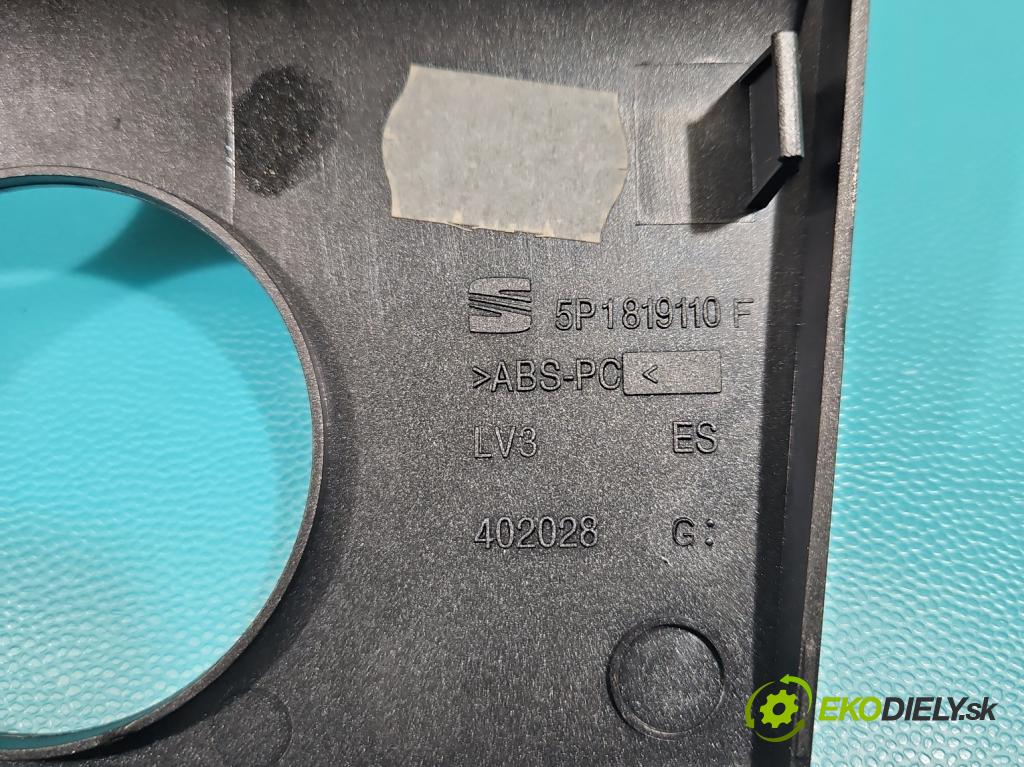 Seat Altea 1.9 tdi 105 HP manual 77 kW 1896 cm3 5- Mřížka: kúrenia stredová 5P1819110F (Mriežka kúrenia (fukár))