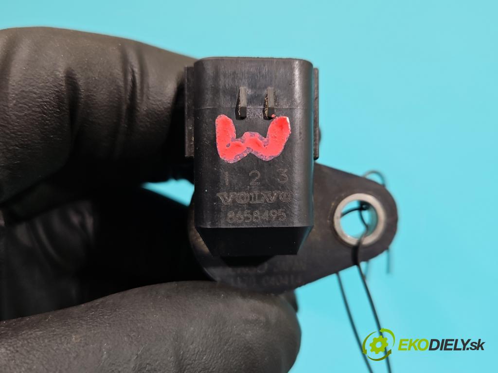 Volvo V50 2.4 20V 170 hp manual 125 kW 2435 cm3 5- snímač pozice: hřídele vačkový 8658495 (Snímače polohy kliky, vačky)