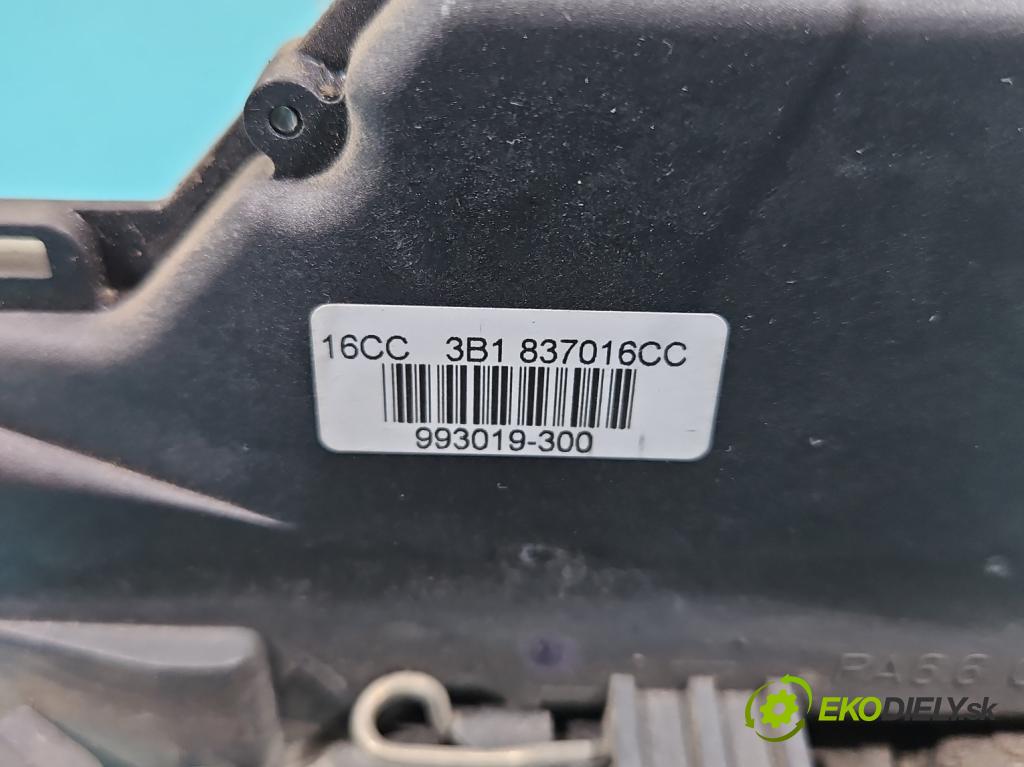 Vw Transporter T5 2003-2015 1.9 tdi 84KM manual 62 kW 1896 cm3 5- zámek přední pravý 3B1837016CC