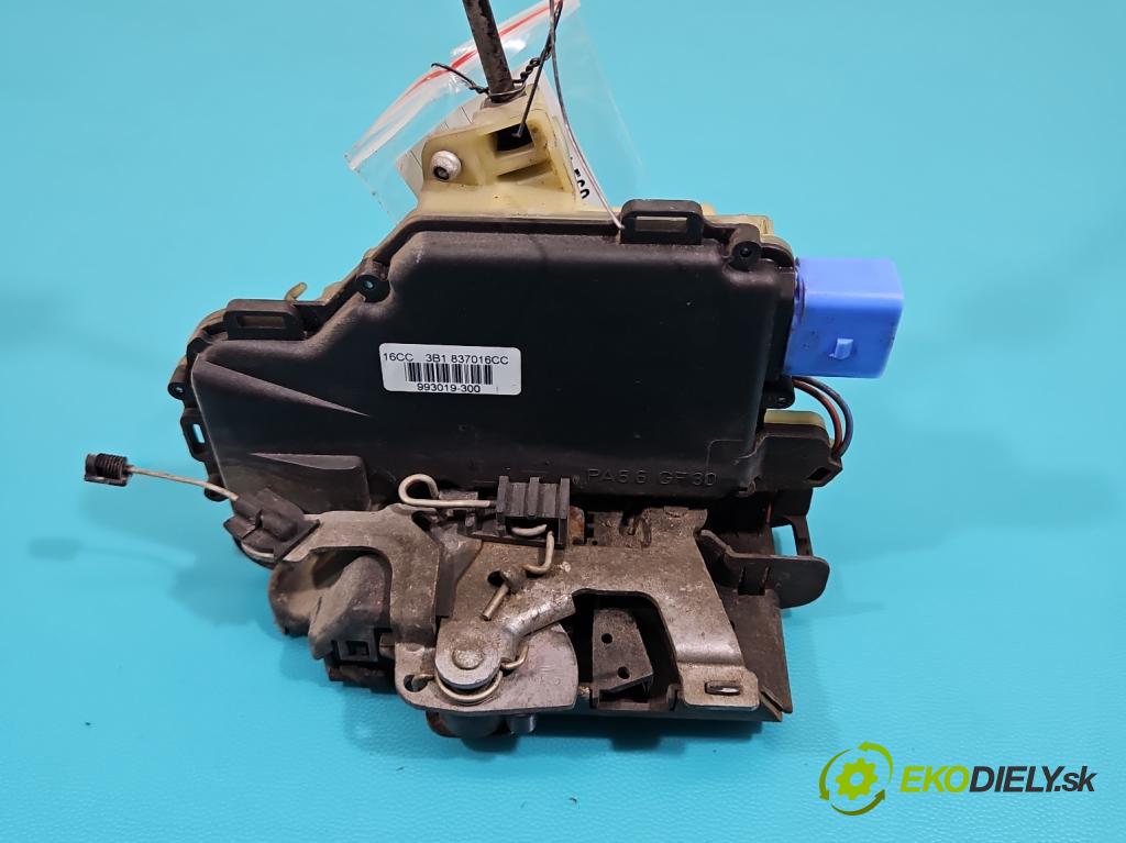 Vw Transporter T5 2003-2015 1.9 tdi 84KM manual 62 kW 1896 cm3 5- zámek přední pravý 3B1837016CC