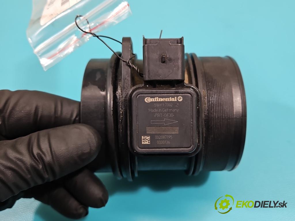 Peugeot 407 2.0 hdi 136 HP manual 100 kW 1997 cm3 5- průtokoměr: 5WK97002 (Váhy vzduchu)