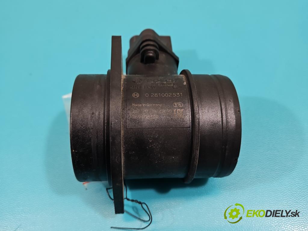 Vw Transporter T5 2003-2015 1.9 tdi 84KM manual 62 kW 1896 cm3 5- průtokoměr: 0281002531 (Váhy vzduchu)