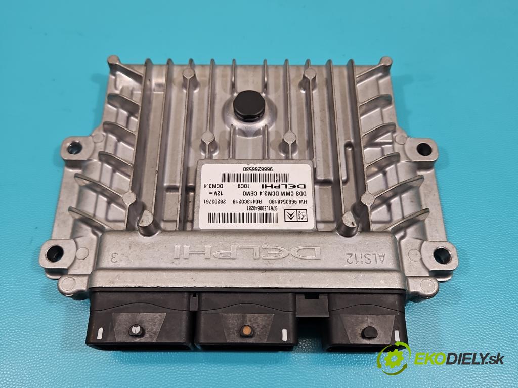 Peugeot 407 2.0 hdi 136 HP manual 100 kW 1997 cm3 5- riadiaca jednotka motora 9663548180