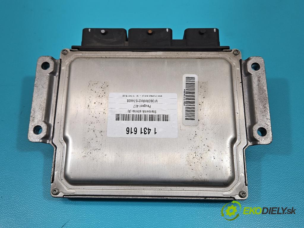 Peugeot 407 2.0 hdi 136 HP manual 100 kW 1997 cm3 5- riadiaca jednotka motora 9663548180