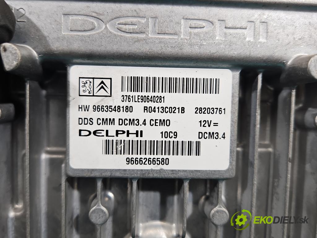 Peugeot 407 2.0 hdi 136 HP manual 100 kW 1997 cm3 5- riadiaca jednotka motora 9663548180