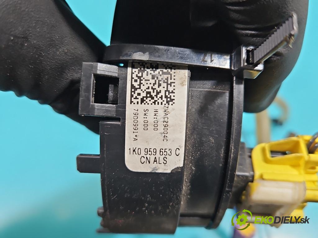 Vw Touran I 2003-2015 2.0 tdi 136 HP manual 100 kW 1968 cm3 5- Páska: airbag 1K0959653C (Airbag)