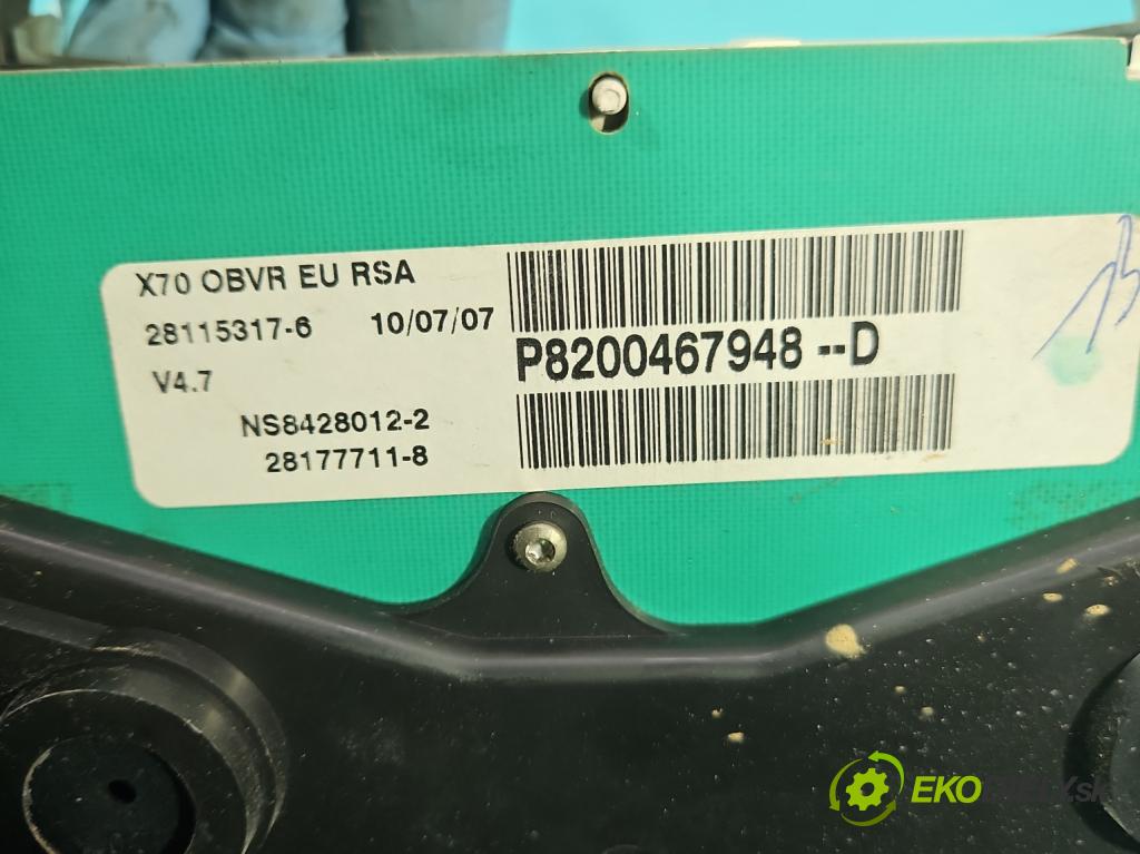 Renault Master II 1998-2010 2.5 DCI 101 HP manual 74 kW 2464 cm3 5- prístrojovka/ budíky 8200467948D (Prístrojové dosky, displeje)