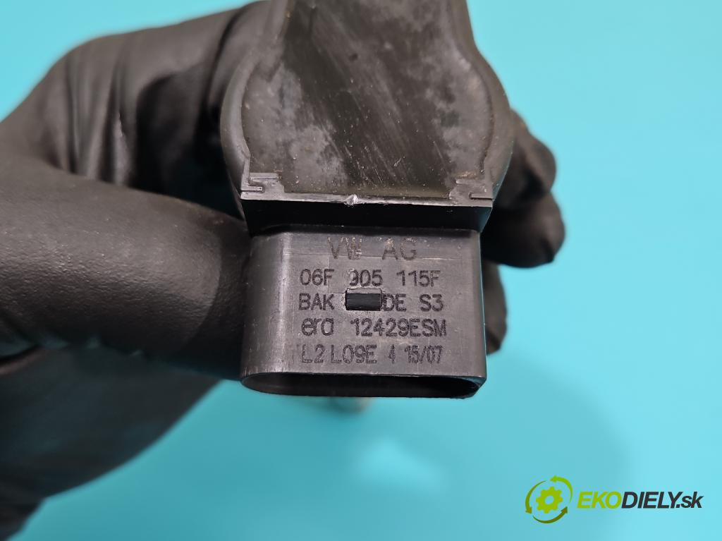 Audi A3 8P 2003-2012 2.0 FSI 150 HP manual 110 kW 1984 cm3 3- cievka zapaľovacia 06F905115F (Zapaľovacie cievky, moduly)