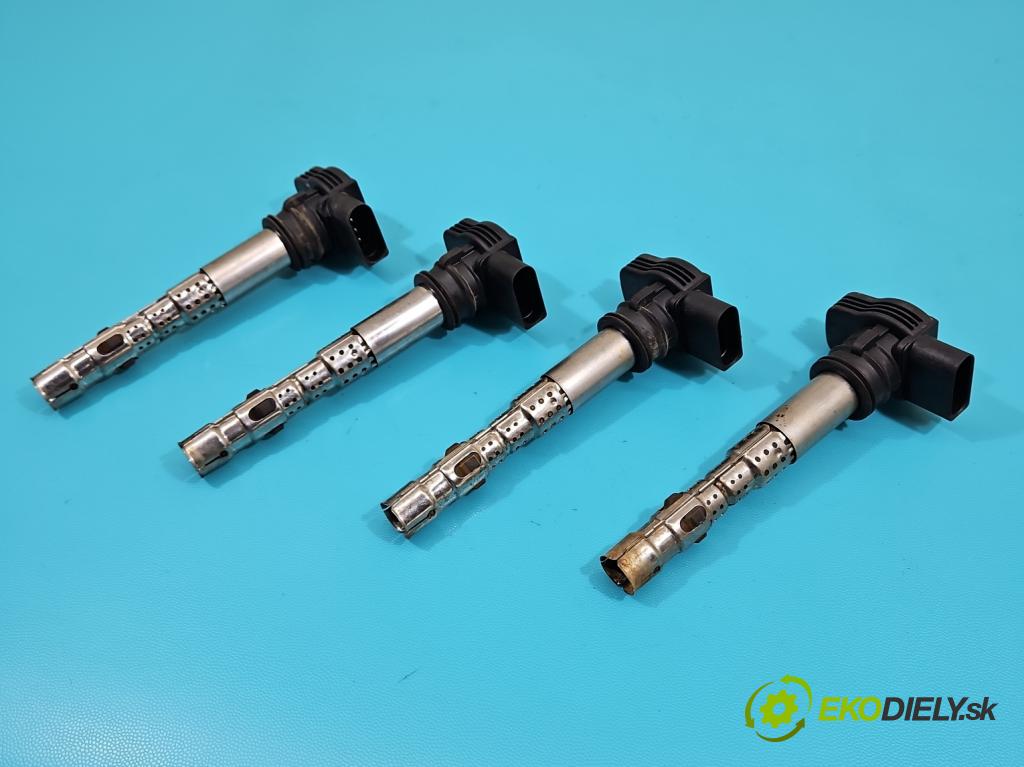 Audi A3 8P 2003-2012 2.0 FSI 150 HP manual 110 kW 1984 cm3 3- cievka zapaľovacia 06F905115F (Zapaľovacie cievky, moduly)