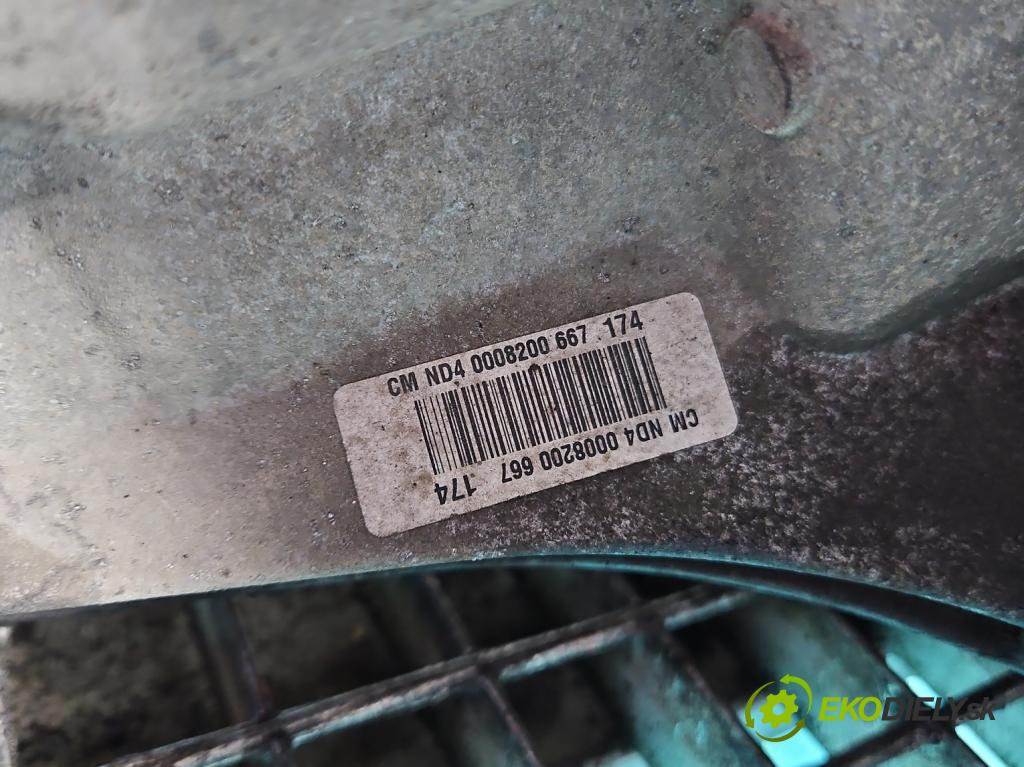 Renault Scenic III 2009-2016 1.6 dci 131 HP manual 96 kW 1598 cm3 5- prevodovka stupeň,rýchlosť manual ND4 009