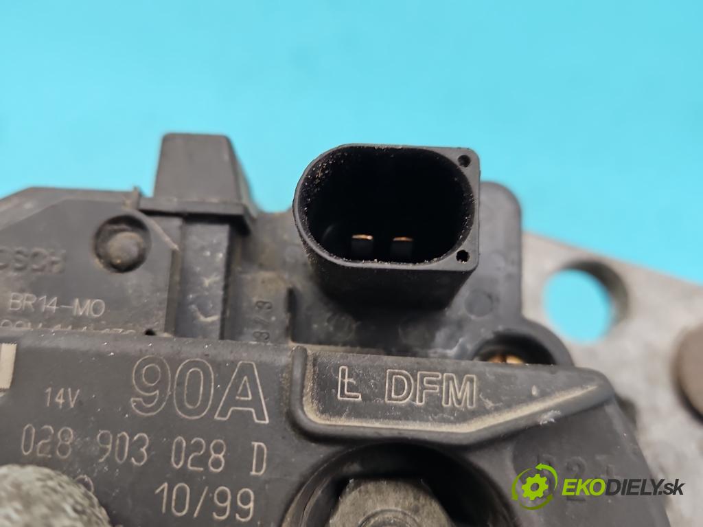 Vw New Beetle 1998-2010 2.0 8V 116 HP manual 85 kW 1984 cm3 3- Alternator 028903028D (Alternátory)