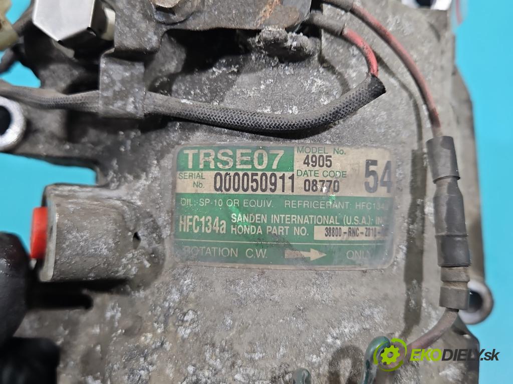 Honda Civic VIII 2006-2011 1.8 16V 140 HP manual 103 kW 1799 cm3 4- Kompresor: klimatizácie 38800-RNC-Z010 (Kompresory klimatizácie)