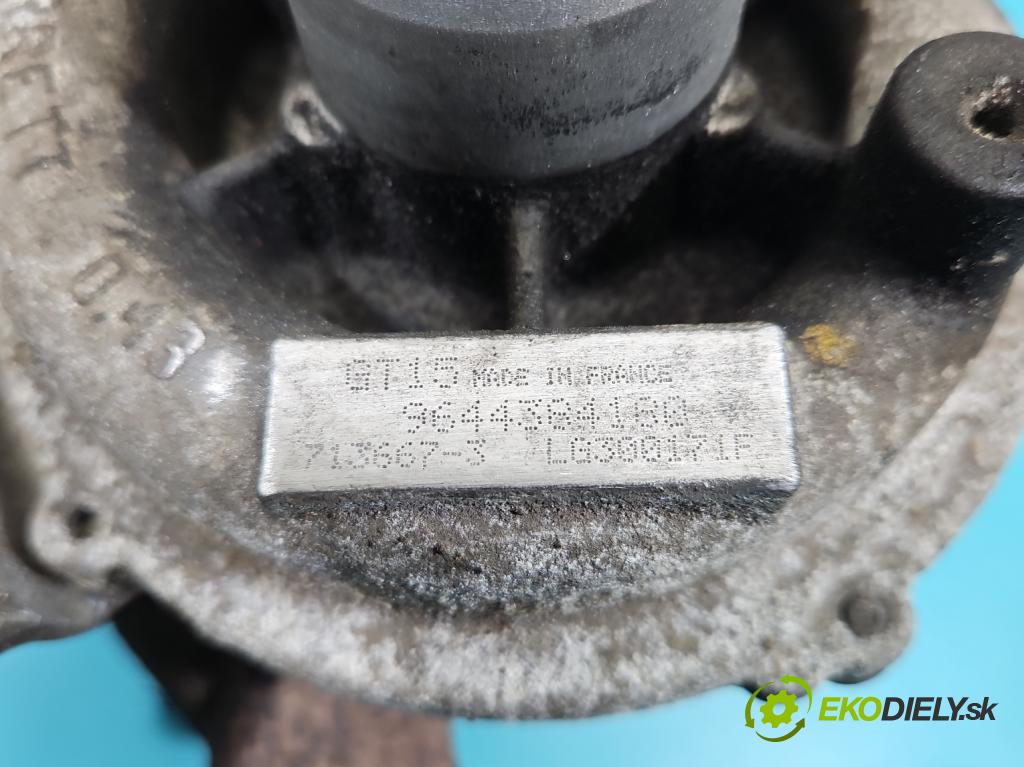 Citroen Jumpy 1994-2006 2.0 hdi 109 hp manual 80 kW 1999 cm3 5- Turbodmychadlo 713667-3 (Turbodúchadla (kompletní))