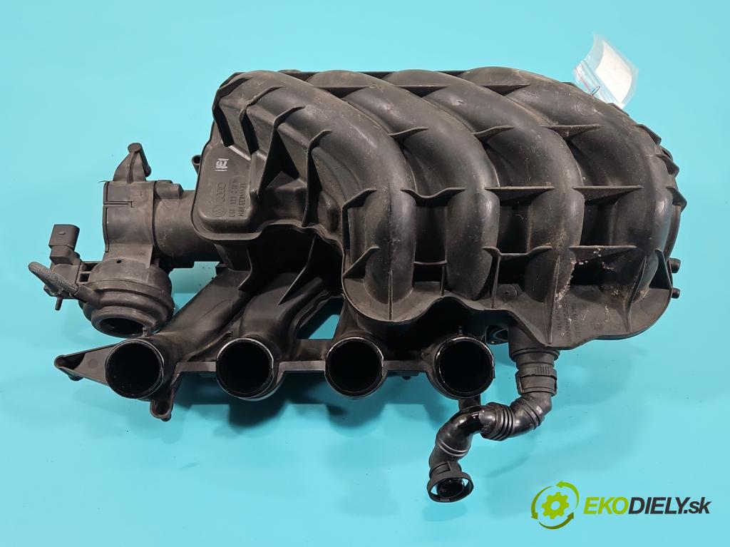 Audi A3 8P 2003-2012 2.0 FSI 150 HP manual 110 kW 1984 cm3 3- zvod nasávací 06F133210M (Sacie potrubie)