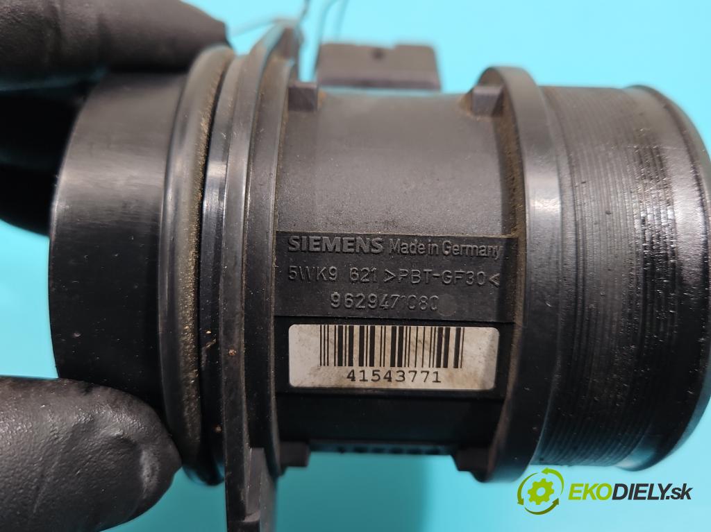 Peugeot 307 2.0 hdi 107 HP manual 79 kW 1997 cm3 5- průtokoměr: 9629471080 (Váhy vzduchu)