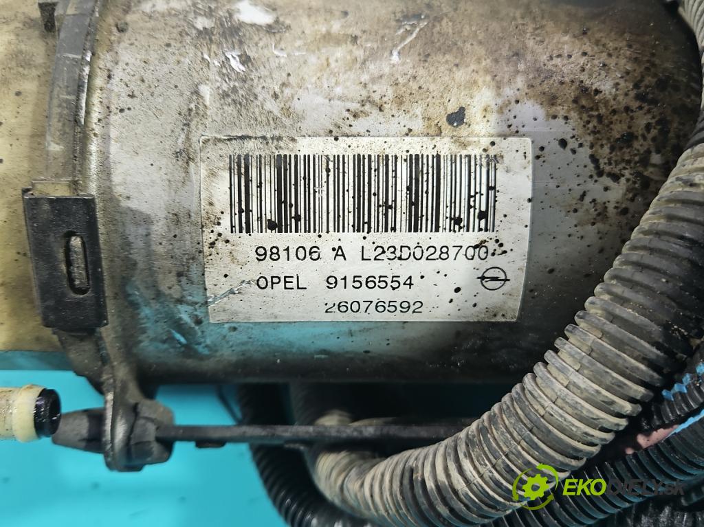 Opel Astra II 1998-2009 2.0 DTL 82 HP manual 60 kW 1994 cm3 5- čerpadlo posilovač 9156554 (Servočerpadlo, pumpa riadenia)