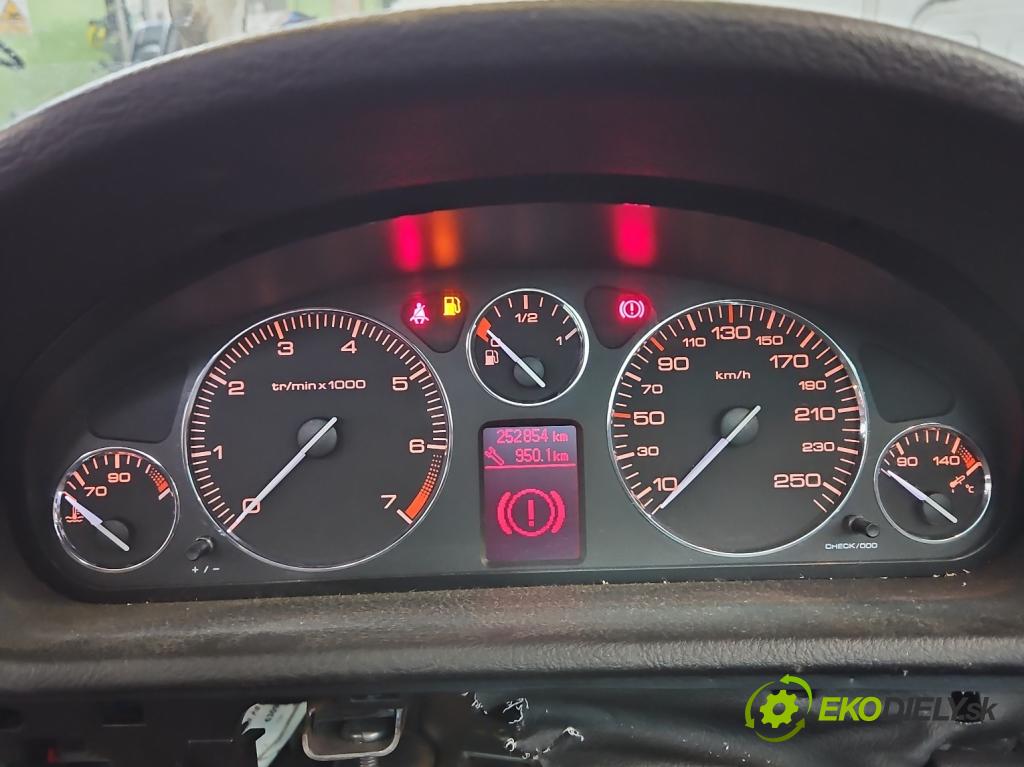 Peugeot 407 2.0 16V 140 HP manual 103 kW 1997 cm3 5- prístrojovka/ budíky 9658138080 (Prístrojové dosky, displeje)