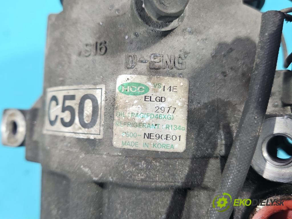 Hyundai Ix35 2.0 16V 163 HP manual 120 kW 1998 cm3 5- Kompresor: klimatizácie F500NE9CB01 (Kompresory klimatizácie)